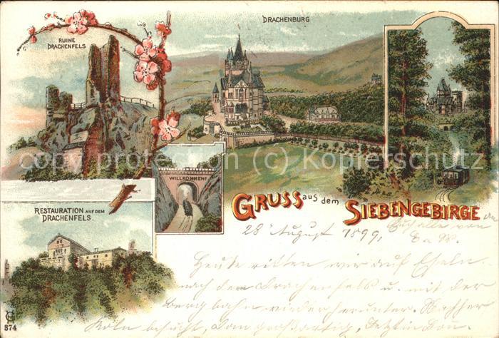 Koenigswinter Ruine Drachenfels Restauration Drachenb