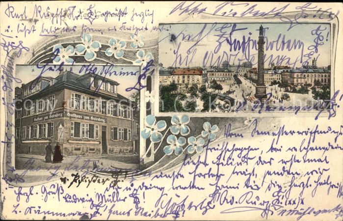 Darmstadt Luisenplatz Gasthaus Gutenberg