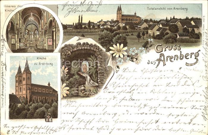 Arenberg Koblenz Kirche Inneres Totalansicht Ölberg