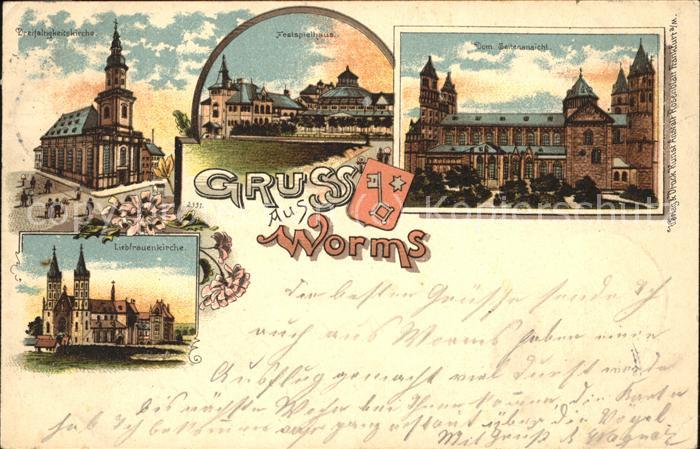 Worms Dreifaltigkeitskirche Festspielhaus Dom