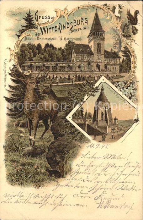 Porta Westfalica Witterkindsburg Kaiser Wilhelm Denkmal