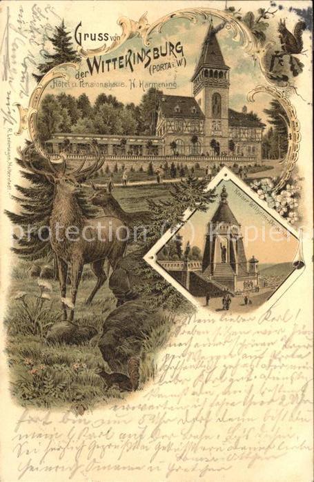 Porta Westfalica Witterkindsburg Kaiser Wilhelm Denkmal