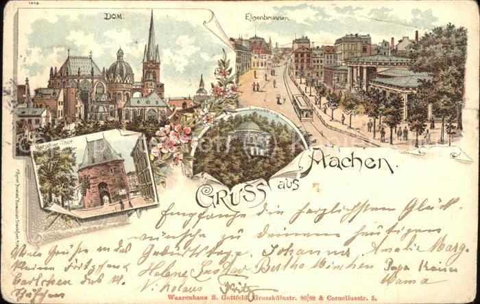 Aachen Dom Elisenbrunnen Marschierthor