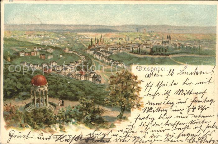 Wiesbaden Panorama vom Neroberg