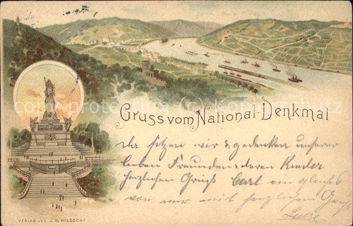 Bingen Rhein Nationaldenkmal Panorama