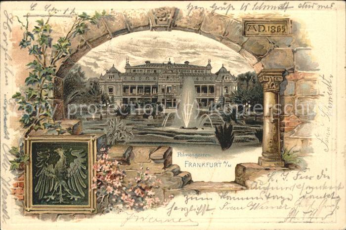 Frankfurt Main Palmengarten Wappen