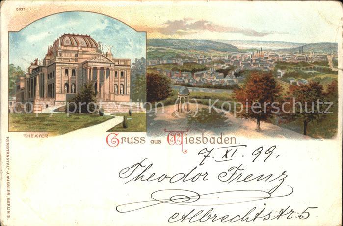 Wiesbaden Theater Panorama