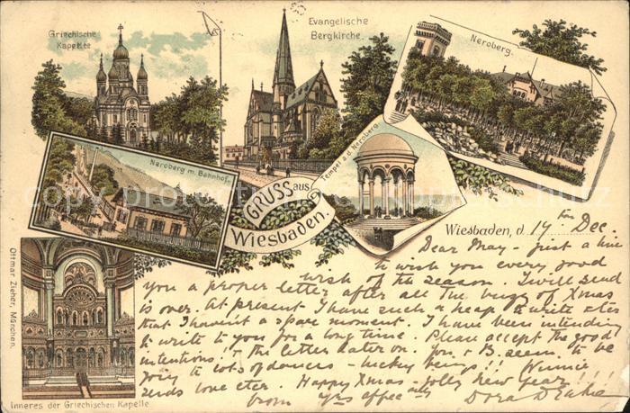 Wiesbaden Griech Kapelle Inneres Neroberg mit Tem