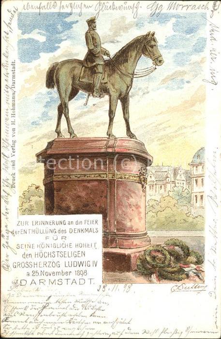 Darmstadt Denkmal Grossherzog Ludwig IV