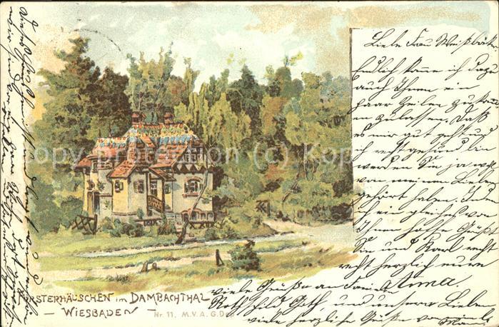 Wiesbaden Försterhäuschen im Dambachthal