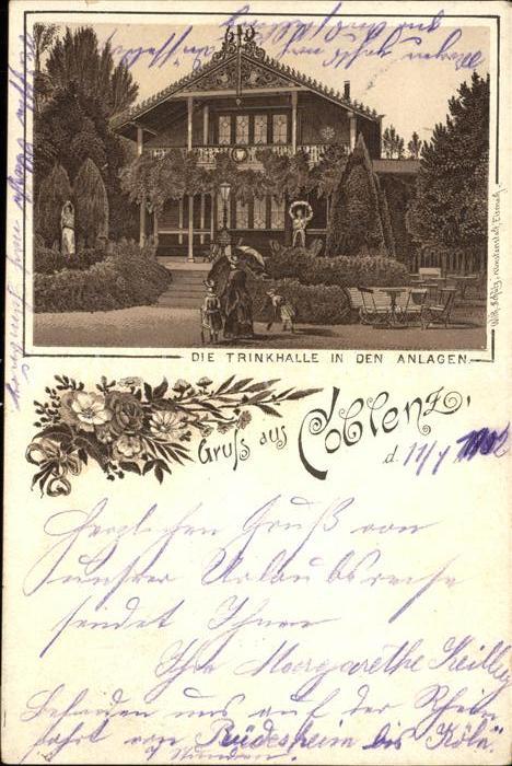 Coblenz Koblenz Trinkhalle in den Anlagen