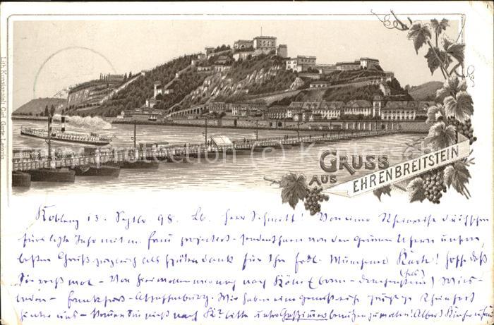 Coblenz Koblenz Festung Ehrenbreitstein