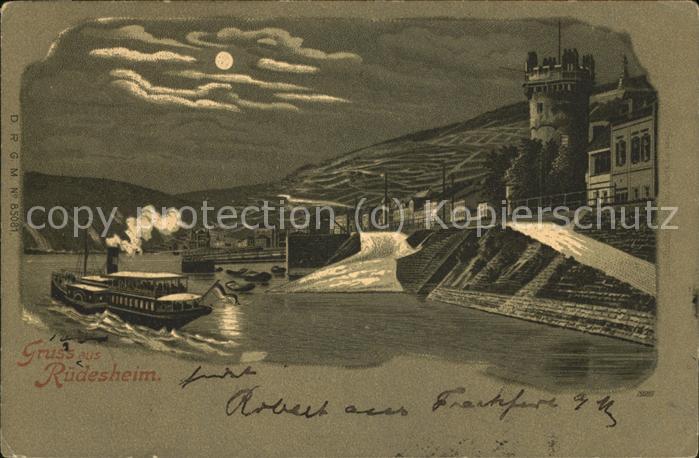 Ruedesheim Rhein Rheinpartie Rheindampfer