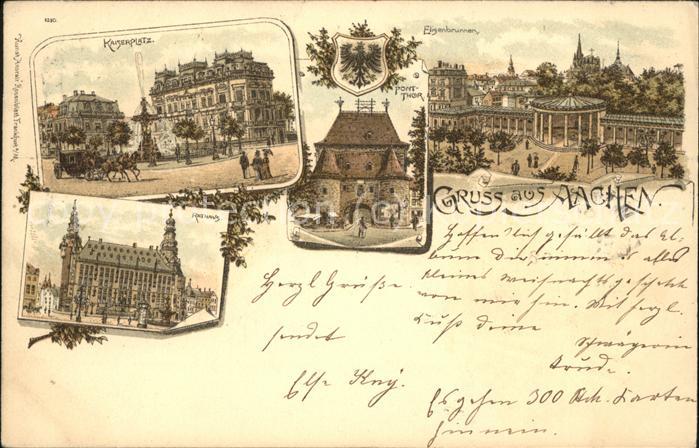 Aachen Kaiserplatz Elisenbrunnen Ponttor Ratha
