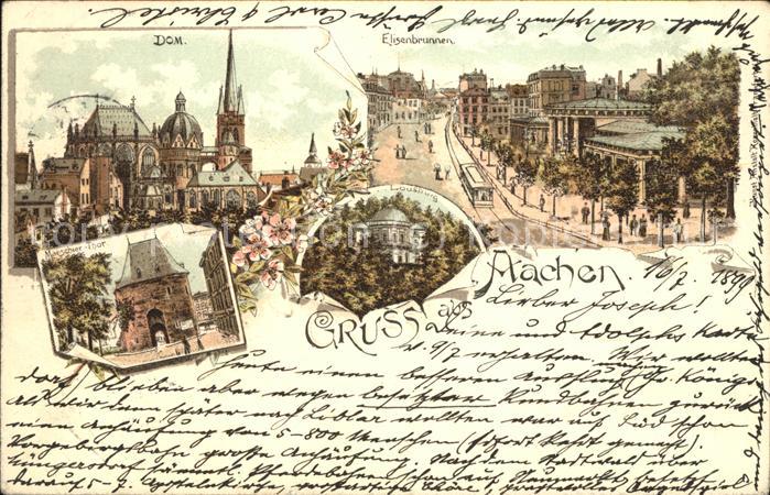 Aachen Dom Elisenbrunnen Marschiertor Lousberg