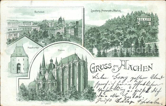 Aachen Dom Burtscheid Marschiertor Lousberg Pr