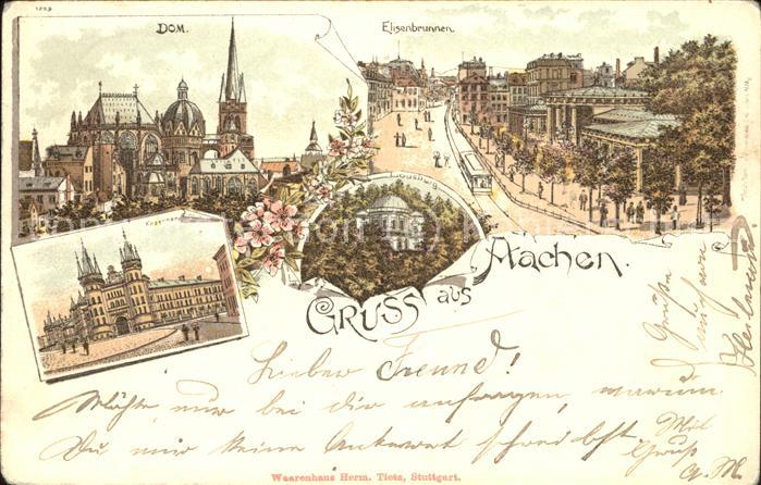 Aachen Dom Elisenbrunnen Marschiertor Kaserne