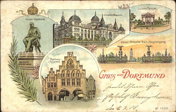 Dortmund Kaiserdenkmal Fredenbaum Luisentempel K