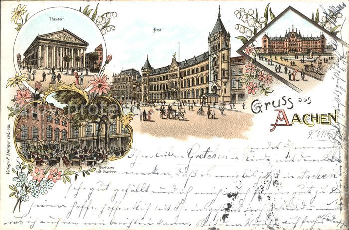 Aachen Theater Post Bierhaus Justizgebäude