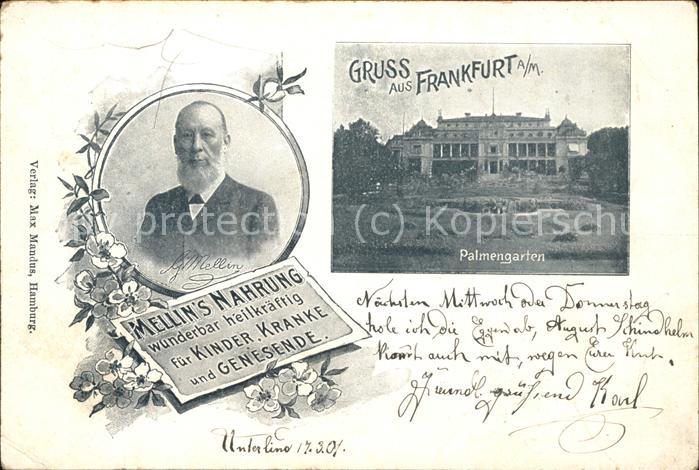 Frankfurt Main Palmengarten Portrait Mellin