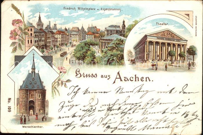 Aachen Friedrich Wilhelmplatz Elisenbrunnen Ma