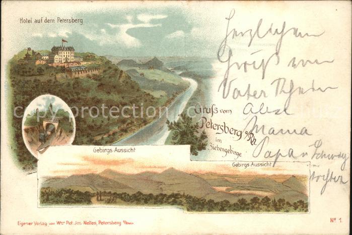 Petersberg Koenigswinter Hotel Gebirgsaussicht Siebengebirge