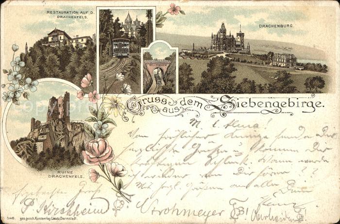 Koenigswinter Drachenburg Ruine Drachenfels Restaurat