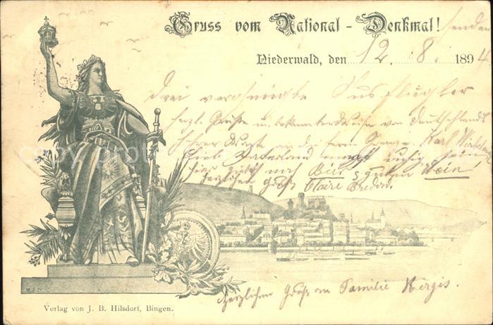 Ruedesheim Rhein Niederwald Denkmal