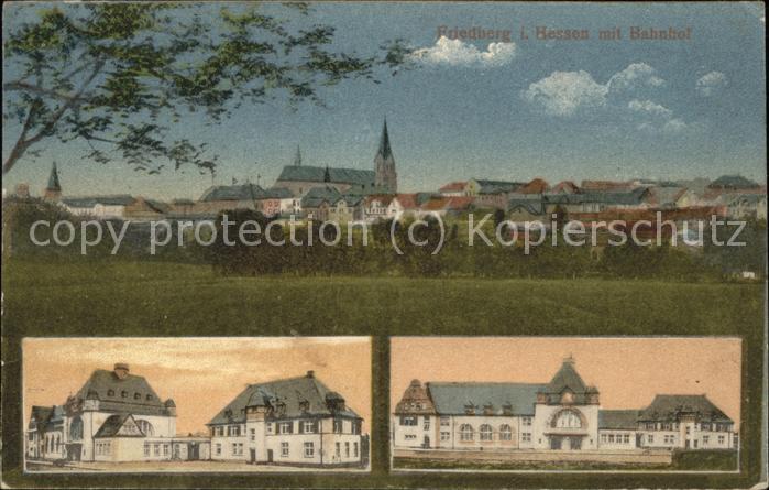 Friedberg Hessen Bahnhof Panorama