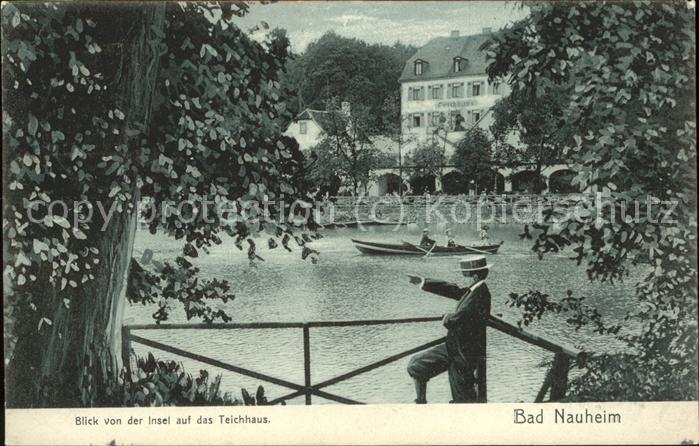 Bad Nauheim Teichhaus Ruderboot