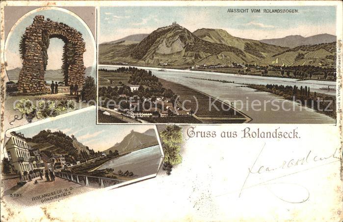 Rolandseck Rolandsbogen Drachenfels Panorama