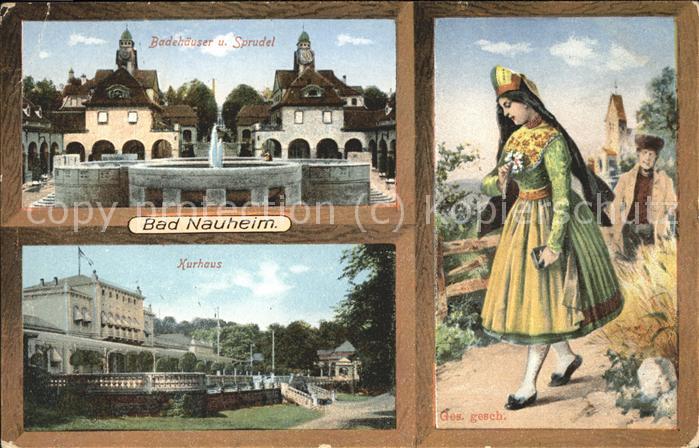 Bad Nauheim Tracht Badehäuser Sprudel