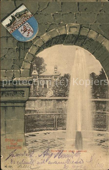 Bad Nauheim Fontäne Wappen