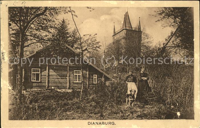 Kassel Dianaburg Frauen mit Hund