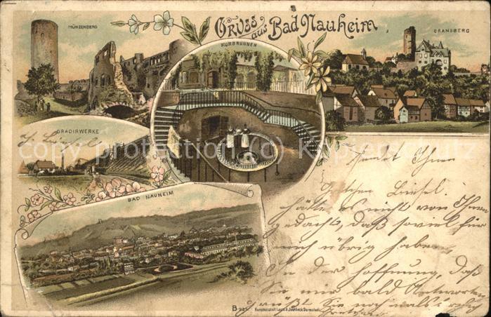 Bad Nauheim Panorama Gradierwerk Cransberg Münzenbe