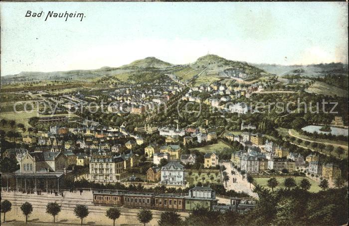 Bad Nauheim Panorama Eisenbahn