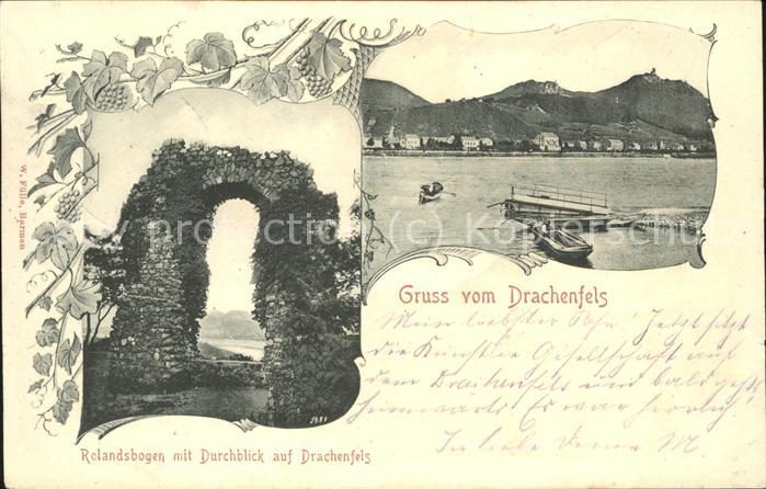 Drachenfels Rolandsbogen Panorama