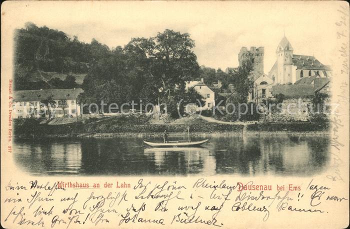 Dausenau Wirtshaus an der Lahn