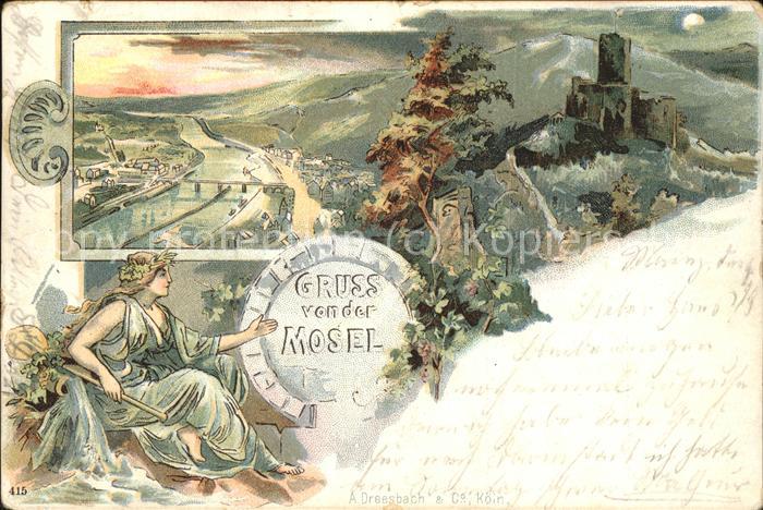 Koblenz Rhein Burg Panorama