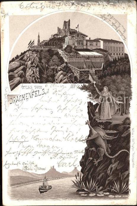 Drachenfels Burg Plateu