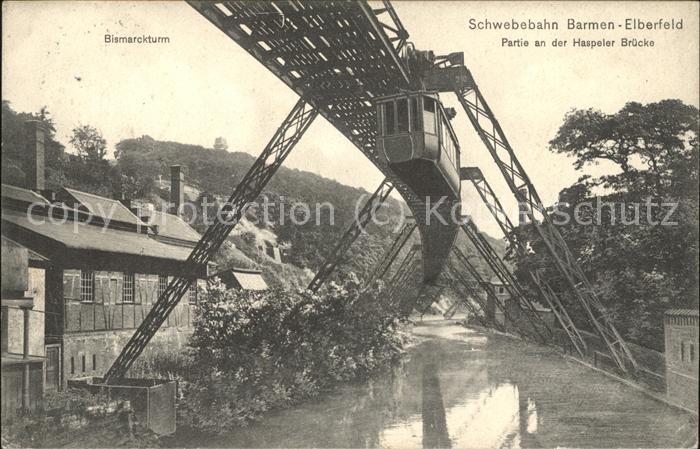 Elberfeld Wuppertal Schwebebahn Haspeler Bruecke