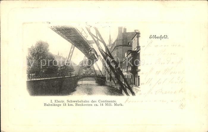 Elberfeld Wuppertal Schwebebahn