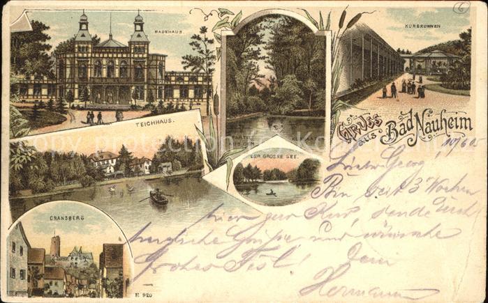 Bad Nauheim Kurbrunnen Grosser See Teichhaus Badeha