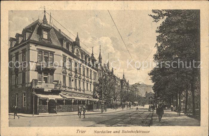 Trier Nordallee und Bahnhofstrasse