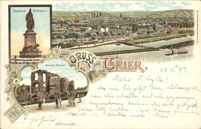 Trier Panorama Denkmal Wilhelm 1. Kaiser-Pala