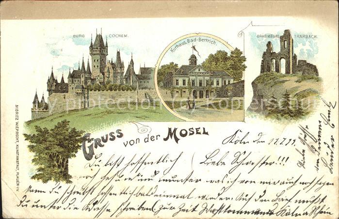 Cochem Burg Cochem Kurhaus Bad Bertrich Graefinburg Trabach