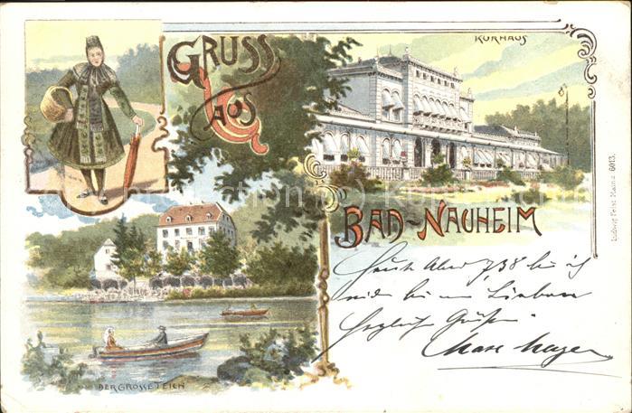Bad Nauheim Kurhaus Grosser Teich Tracht