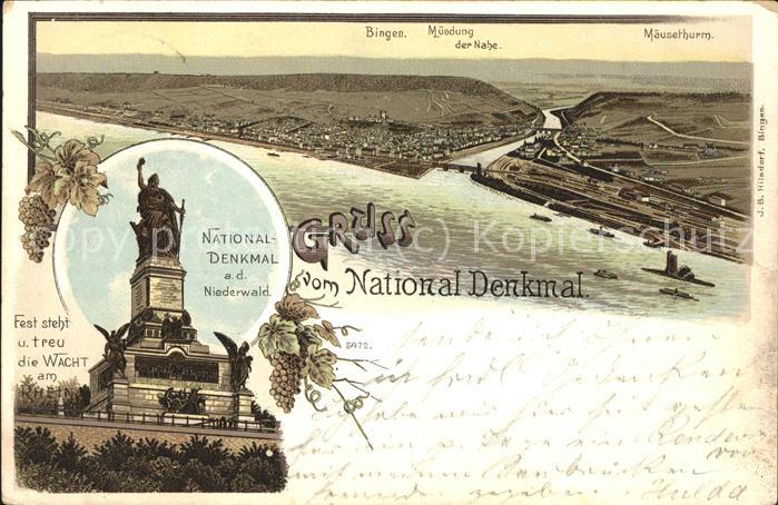 Ruedesheim Panorama Nationaldenkmal