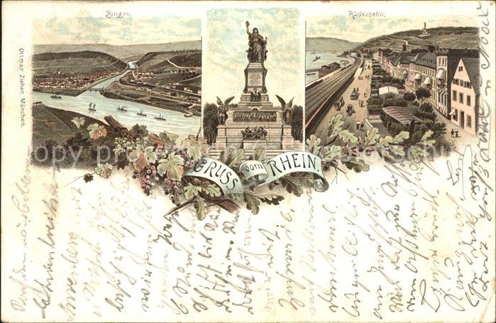 Ruedesheim Panorama Nationaldenkmal