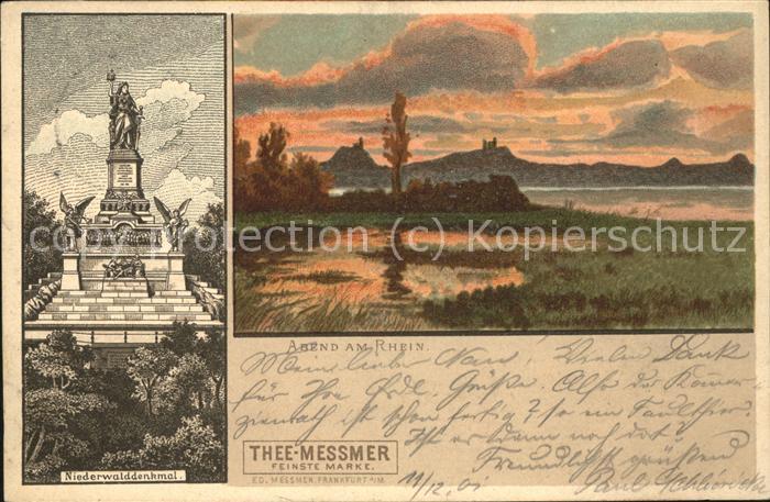 Niederwalddenkmal Nationaldenkmal Rheinpanorama